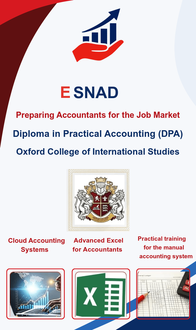 ESNAD Diploma in Practical Accounting DPA course poster